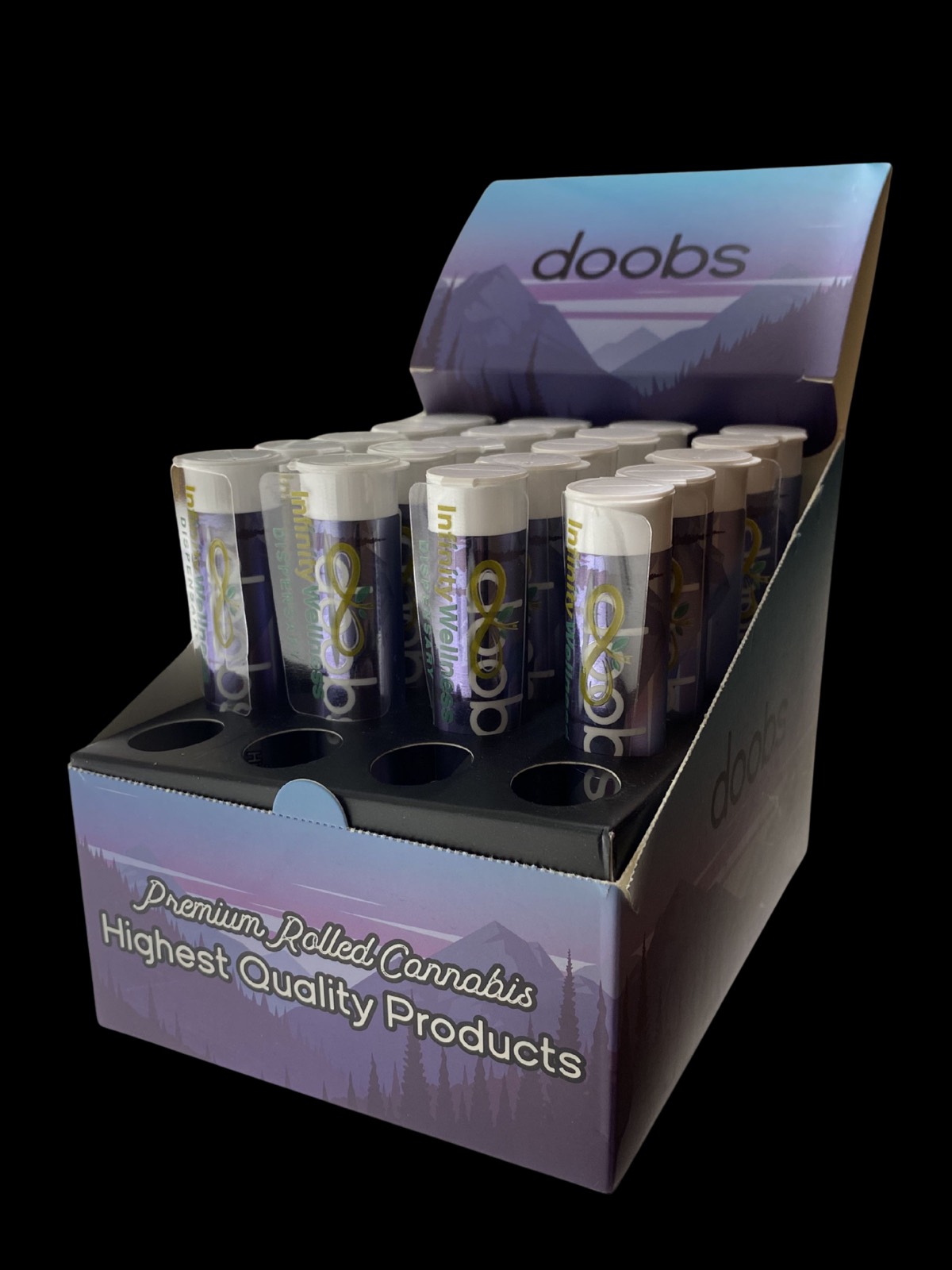 Infused pre-roll products at Infinity Wellness